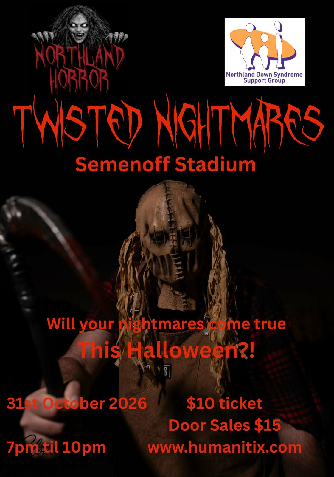 Twisted Nightmares 31 October 2026